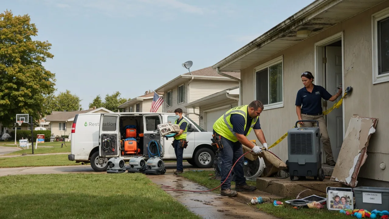 Water Damage Restoration in Darlington, WI near me